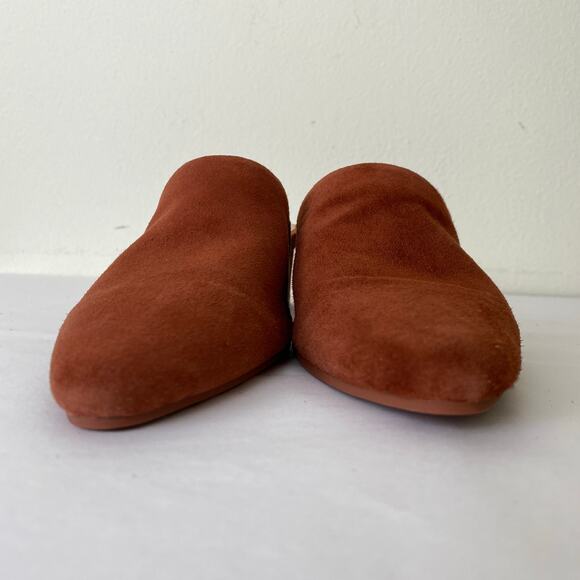 Splendid Lorelei Suede Mule Black Cherry Burgundy Size 8 - Picture 6 of 13